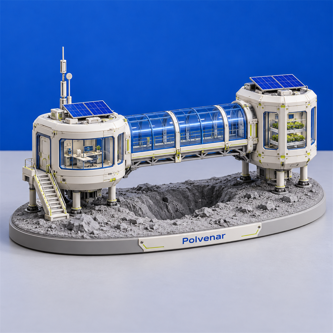 Polvenar Lunar Transit Link completed exterior view