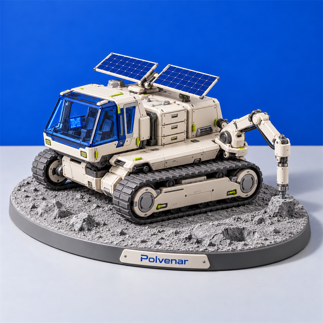 Polvenar Research Crawler completed exterior view