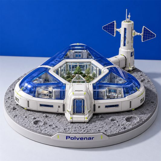 Polvenar Triad Moon Habitat completed exterior view